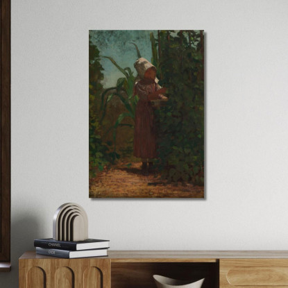 Der Bohnenpflücker Winslow Homer drucken auf leinwand