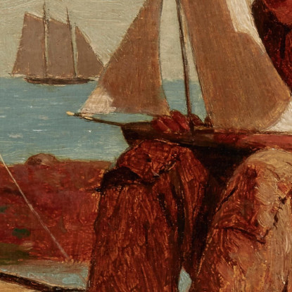 I Costruttori Di Barche Winslow Homer quadro stampato su tela