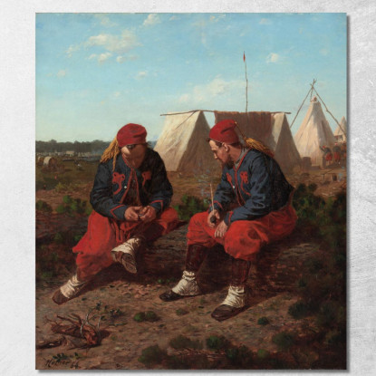 Die Brierwood-Pfeife Winslow Homer drucken auf leinwand