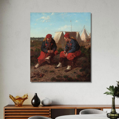 La Pipa In Radica Winslow Homer quadro stampato su tela