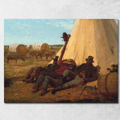 Il Lato Positivo 2 Winslow Homer quadro stampato su tela