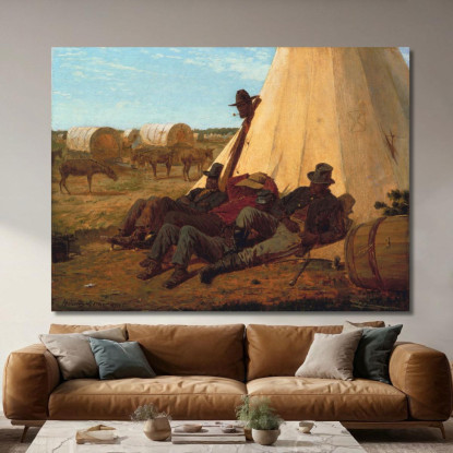 Die Sonnenseite 2 Winslow Homer drucken auf leinwand