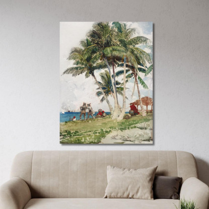 Die Buccaneers Winslow Homer drucken auf leinwand