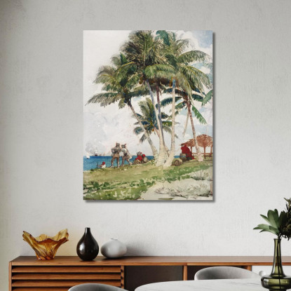 I Bucanieri Winslow Homer quadro stampato su tela