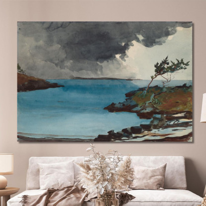 La Tempête À Venir Winslow Homer tableau impression sur toile