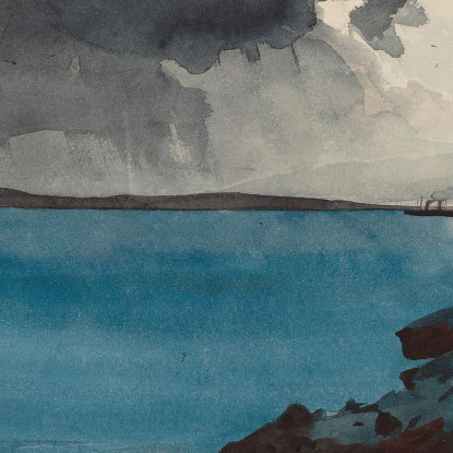 La Tempête À Venir Winslow Homer tableau impression sur toile