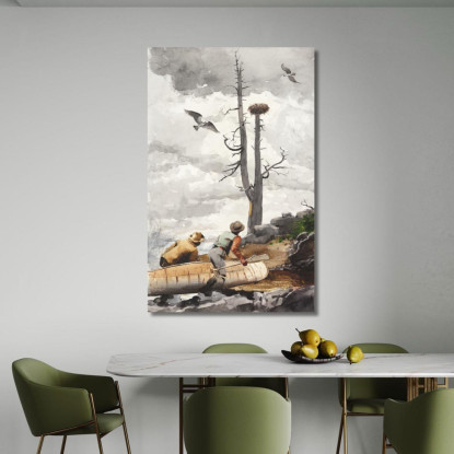 Le Nid D'Aigle Winslow Homer tableau impression sur toile