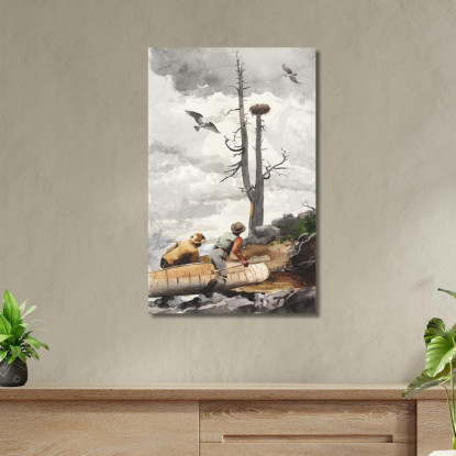 Le Nid D'Aigle Winslow Homer tableau impression sur toile