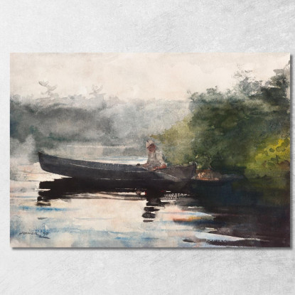 La Fin De La Journée Dans Les Adirondacks Winslow Homer tableau impression sur toile