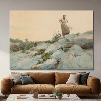 The Faggot Gatherer Winslow Homer canvas print