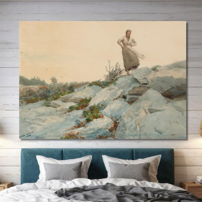 El Recolector De Maricones Winslow Homer cuadro en lienzo