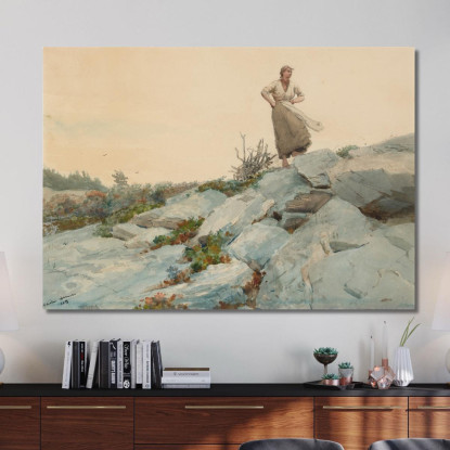 The Faggot Gatherer Winslow Homer canvas print