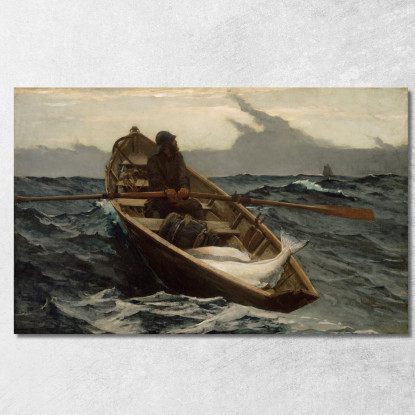 Die Nebelwarnung Winslow Homer drucken auf leinwand