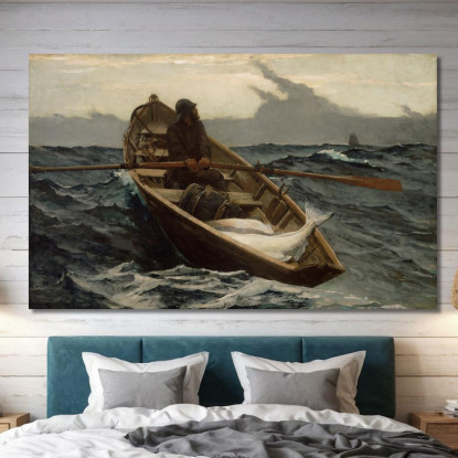 Die Nebelwarnung Winslow Homer drucken auf leinwand