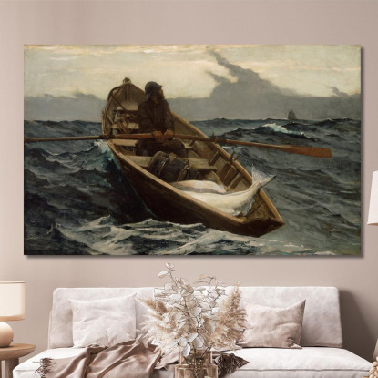 La Advertencia De Niebla Winslow Homer cuadro en lienzo
