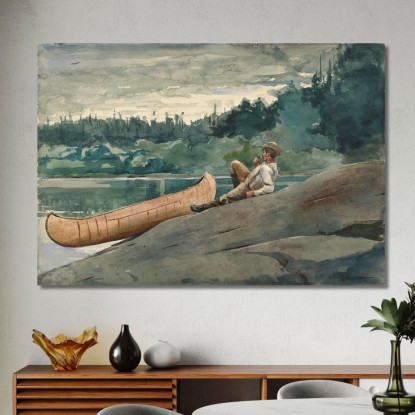 The Guide Winslow Homer canvas print