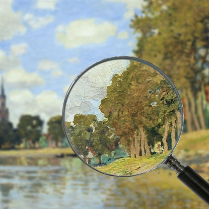 Zaandam 1871 Claude Monet mnt117 quadro stampato su tela