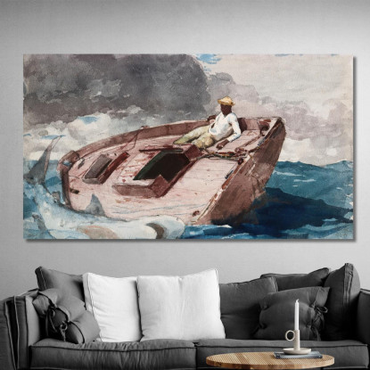 La Corrente Del Golfo Winslow Homer quadro stampato su tela
