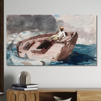 La Corrente Del Golfo Winslow Homer quadro stampato su tela