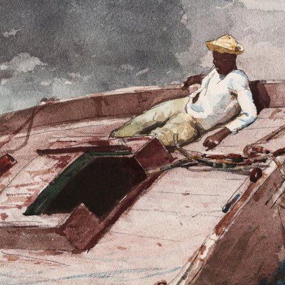 La Corriente Del Golfo Winslow Homer cuadro en lienzo