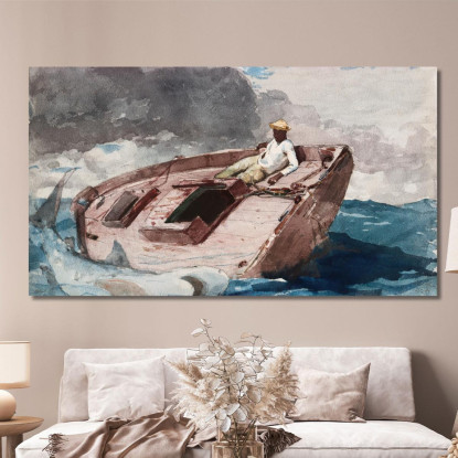 La Corrente Del Golfo Winslow Homer quadro stampato su tela