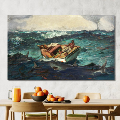 Le Gulf Stream 2 Winslow Homer tableau impression sur toile