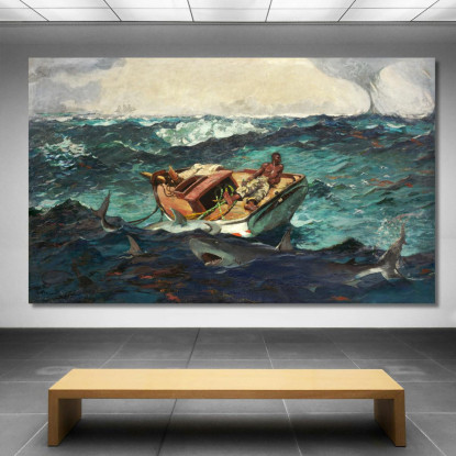 Le Gulf Stream 2 Winslow Homer tableau impression sur toile