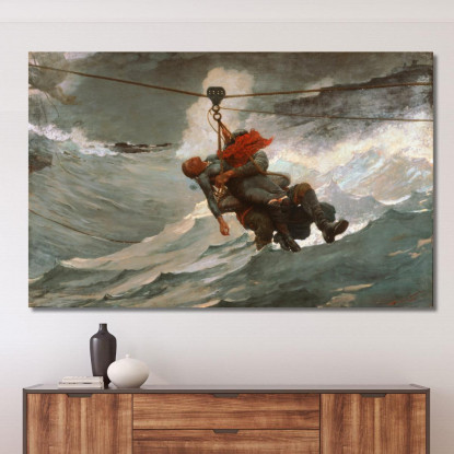 La Linea Della Vita Winslow Homer quadro stampato su tela