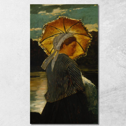 Die Krankenschwester Winslow Homer drucken auf leinwand