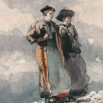 La Prospettiva Della Costa Del Maine Winslow Homer quadro stampato su tela