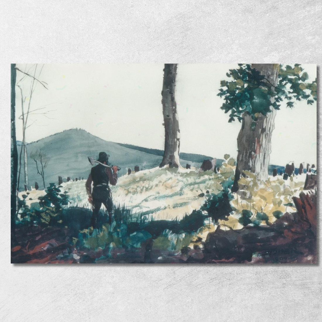 The Pioneer Winslow Homer canvas print