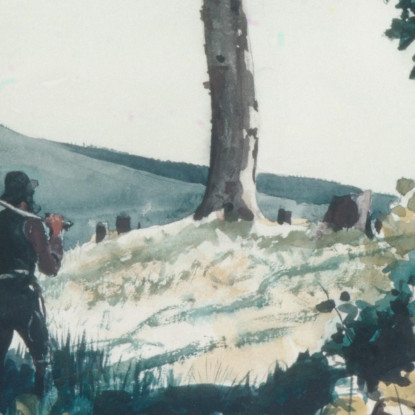 Il Pioniere Winslow Homer quadro stampato su tela