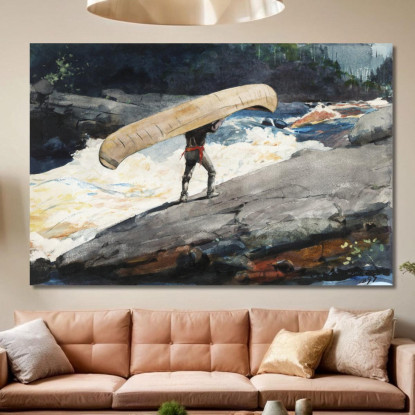 El Porteo Winslow Homer cuadro en lienzo