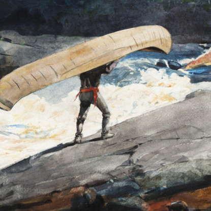 El Porteo Winslow Homer cuadro en lienzo