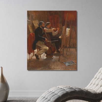 Le Studio Winslow Homer tableau impression sur toile