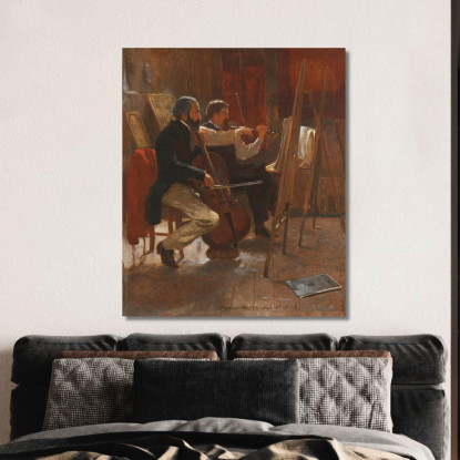 Le Studio Winslow Homer tableau impression sur toile