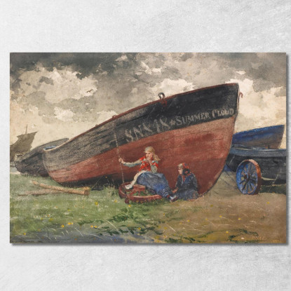 La Nube De Verano Winslow Homer cuadro en lienzo
