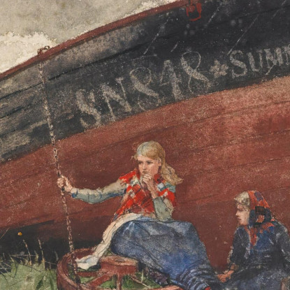 La Nube De Verano Winslow Homer cuadro en lienzo