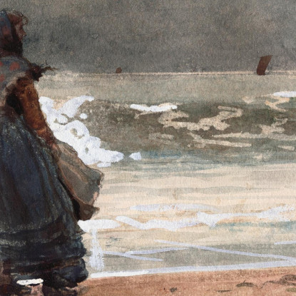 The Watcher Tynemouth Winslow Homer canvas print