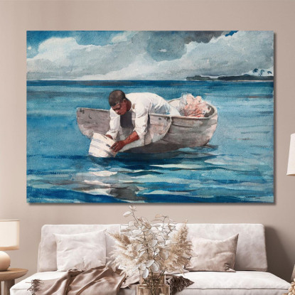 Le Ventilateur À Eau Winslow Homer tableau impression sur toile