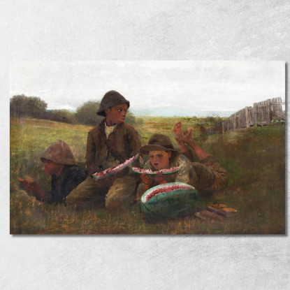 I Ragazzi Dell'Anguria Winslow Homer quadro stampato su tela
