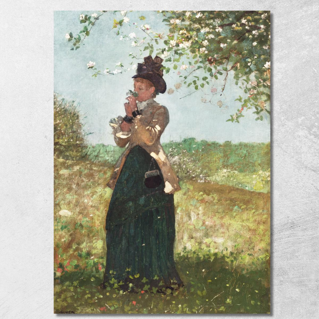 La Veste Jaune Winslow Homer tableau impression sur toile