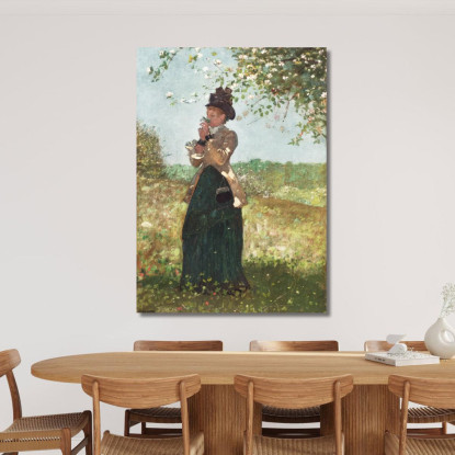 La Chaqueta Amarilla Winslow Homer cuadro en lienzo