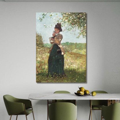 La Chaqueta Amarilla Winslow Homer cuadro en lienzo