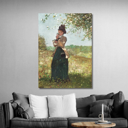 La Veste Jaune Winslow Homer tableau impression sur toile