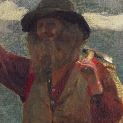 Due Guide Winslow Homer quadro stampato su tela