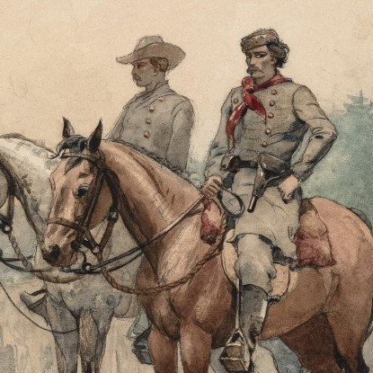 Zwei Pfadfinder Winslow Homer drucken auf leinwand