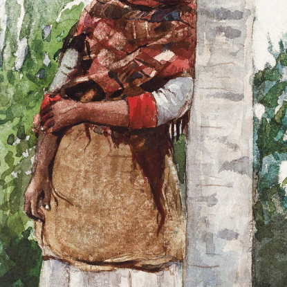 Under A Palm Tree Winslow Homer canvas print