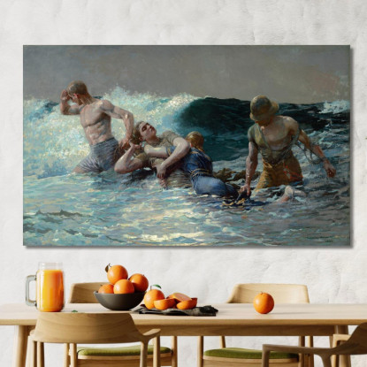 Risacca Winslow Homer quadro stampato su tela