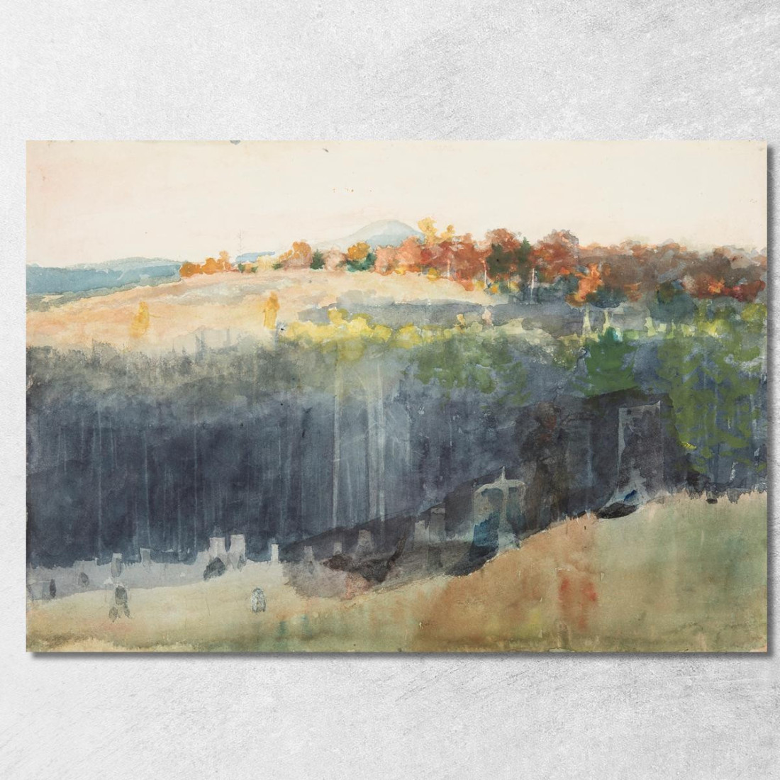 Valle E Collina Winslow Homer quadro stampato su tela